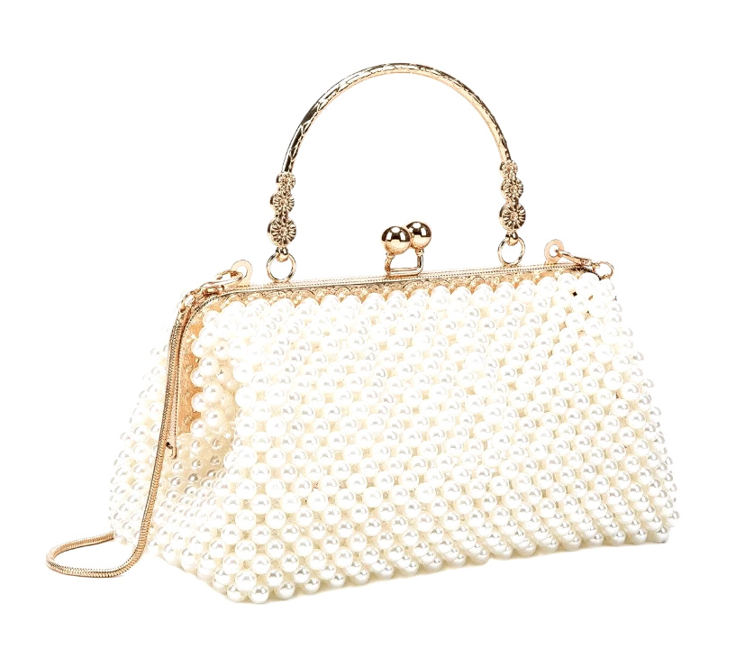 Luxus Perlen Clutch Brauttasche&nbsp;Constance