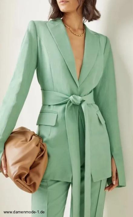 Damen Hosenanzug Anthea Outfit Elegant in Hellgrün für Hochzeitsgäste und&nbsp;Events