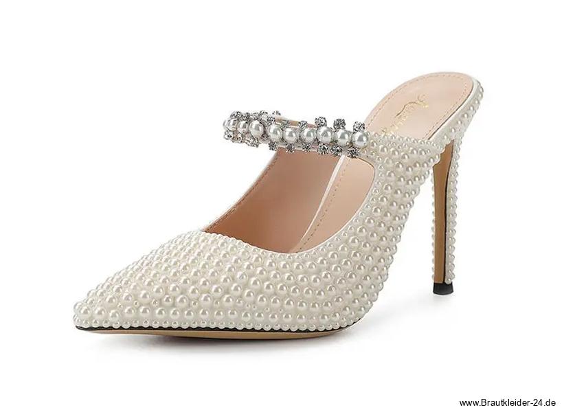 Brautschuhe Perlen Kristall Stiletto Pumps&nbsp;Lisanne
