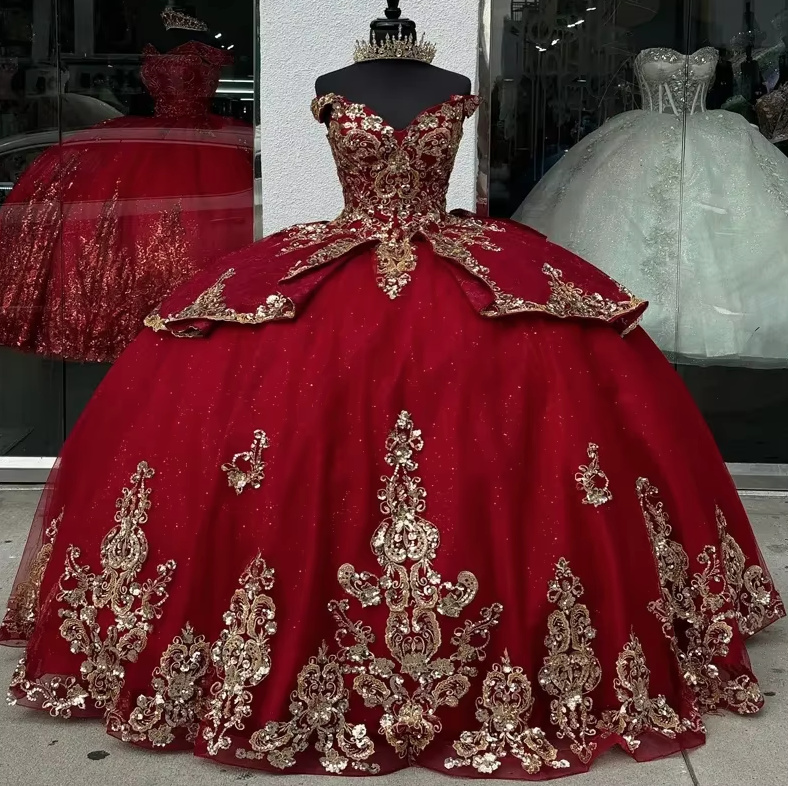 Prinzessin Ball Linie Brautkleid Dasianera Schulterfrei mit Spitze und&nbsp;Stickereien