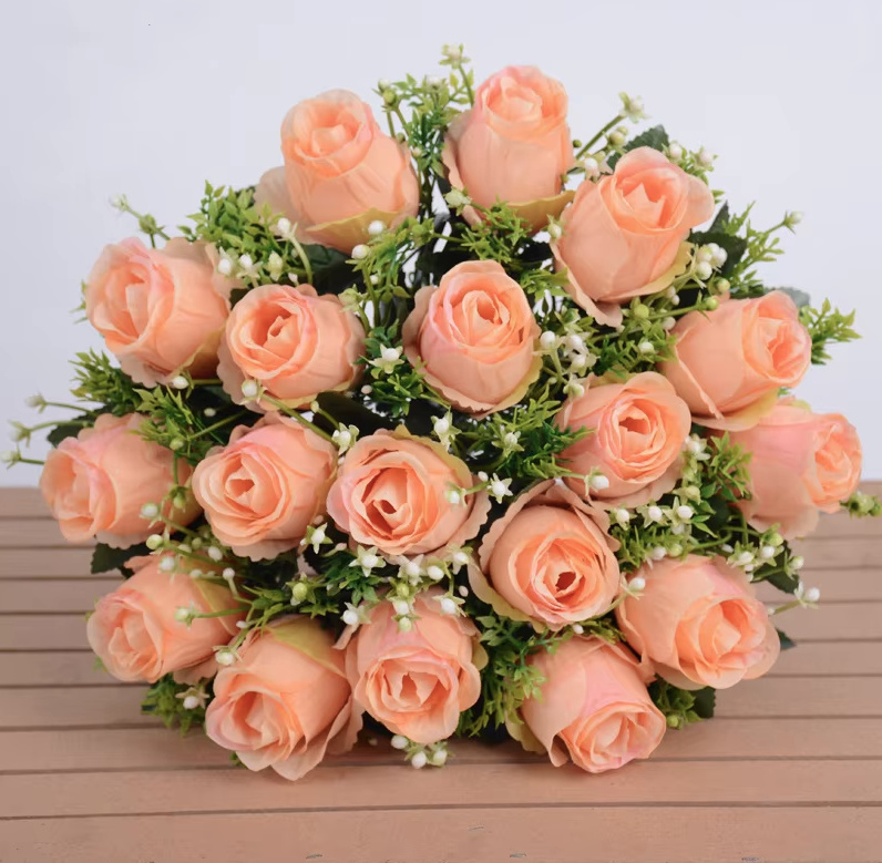 Rosen Strauß Hochzeit Bouquet Brautstrauß mit 18 Rosen Debora&nbsp;Orange