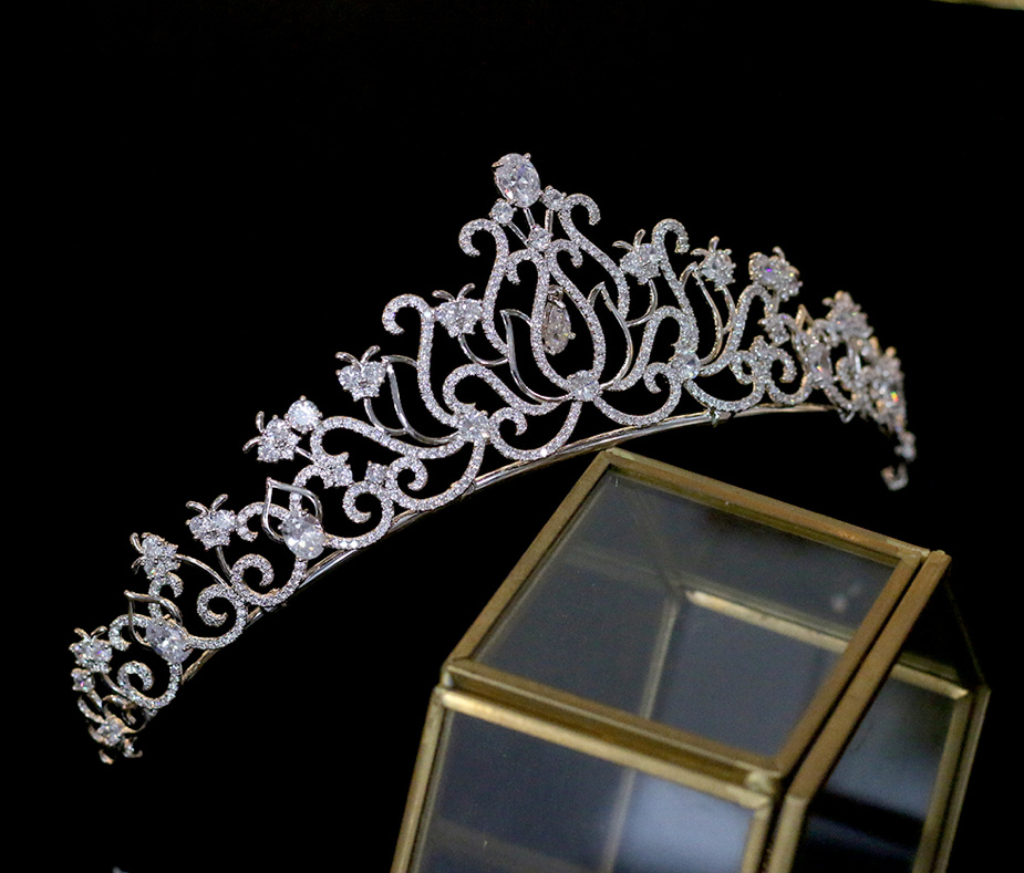 Kristall Kopfschmuck Braut Tiara Diadem&nbsp;Europa