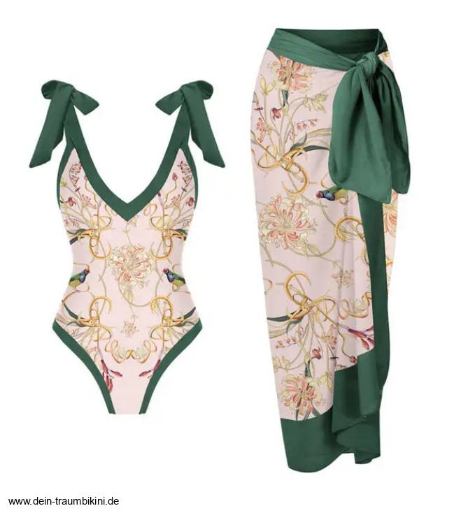 Animal Print Badeanzug Zita mit Rock im&nbsp;Set