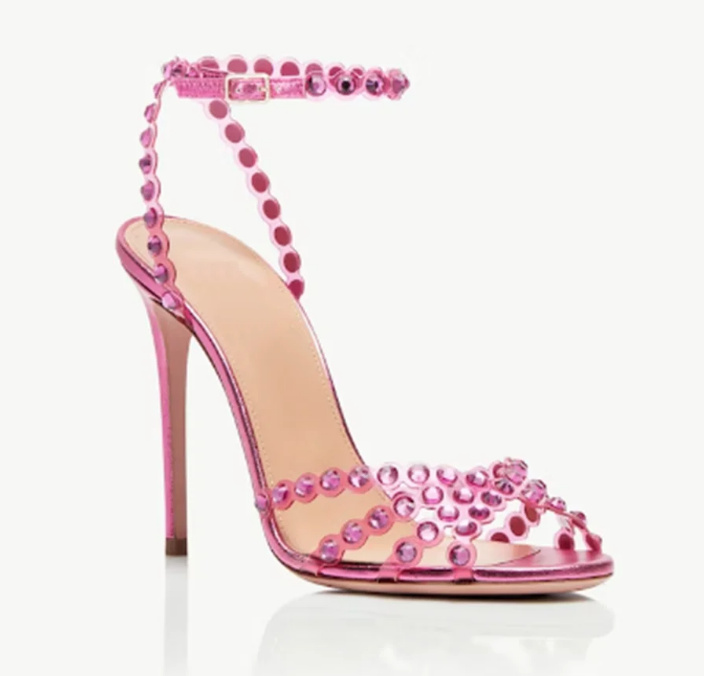 Bling Bling Kristall Brautschuhe Alison&nbsp;Pink