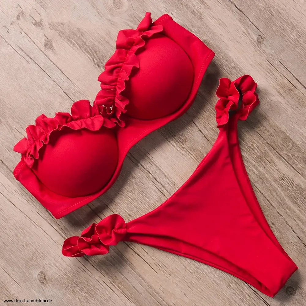Alea Bandeau Bikini in&nbsp;Rot