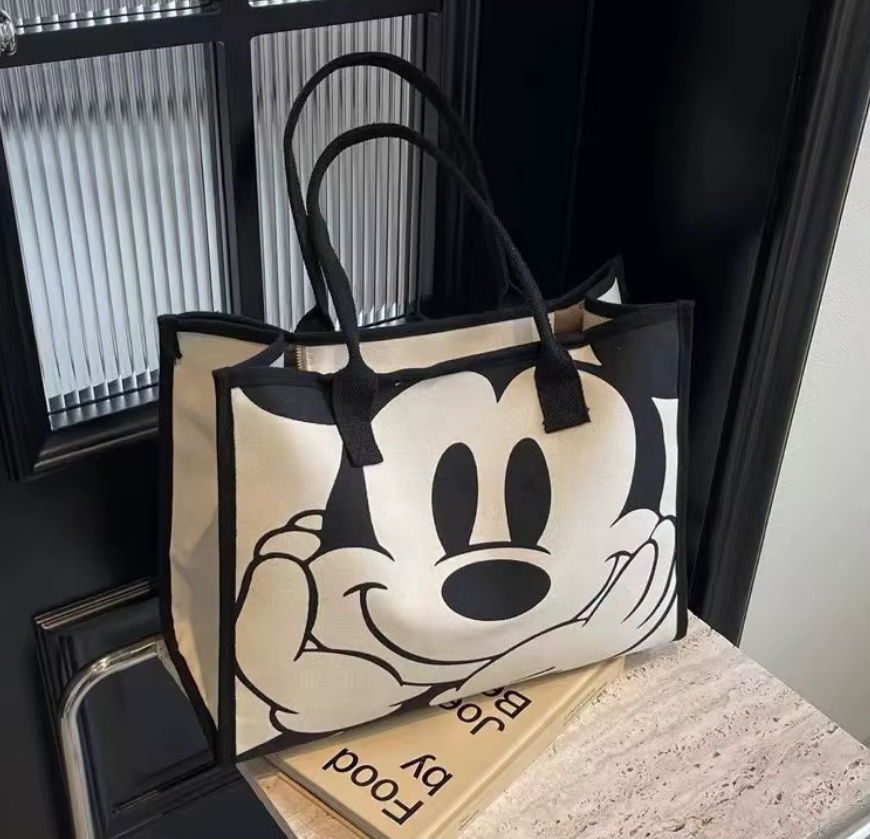 Große Disney Leinen Damen Tasche&nbsp;Dua