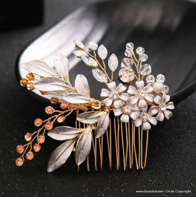 Opal Kristall Braut Haarschmuck&nbsp;Haarkamm
