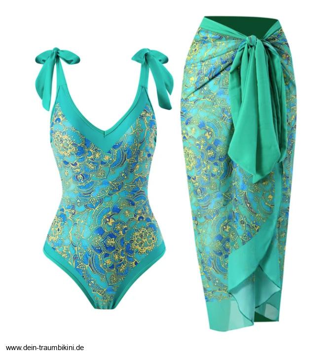 Triangle Badeanzug Zazie Mintgrün mit Rock im&nbsp;Set