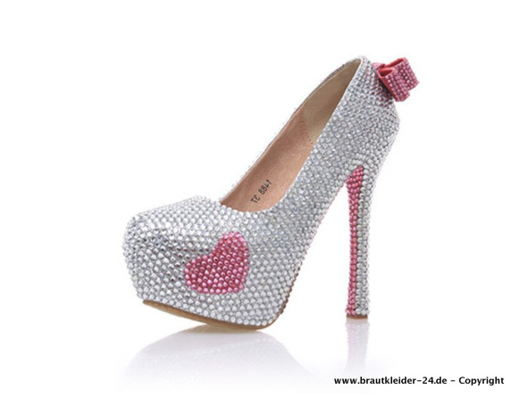 Kristall Brautschuhe Abendschuhe mit&nbsp;Applikationen