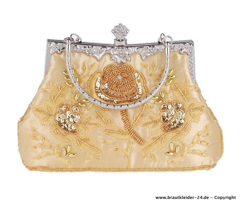 Vintage Style Brauttasche Abendtasche Mira&nbsp;Gold