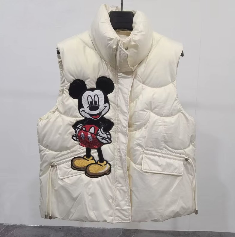 Warme Disney Winterweste für Damen in&nbsp;Weiß