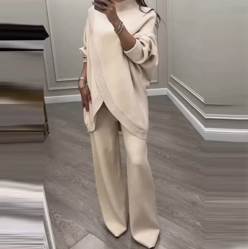 Herbst Frühling Damen Zweiteiler Dalia Gestrickt in&nbsp;Ivory