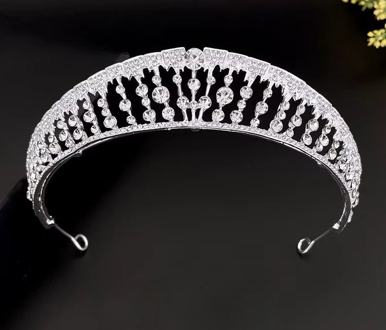 Kristall Braut Tiara Diadem&nbsp;Eliza