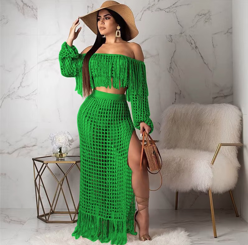 Sexy Zweiteiler Strandkleid Diane Sommer Outfit&nbsp;Grün