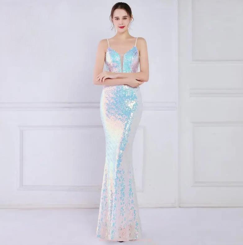 Spaghettiträger Glitzer Standesamtkleid Liah Symphony&nbsp;Weiß