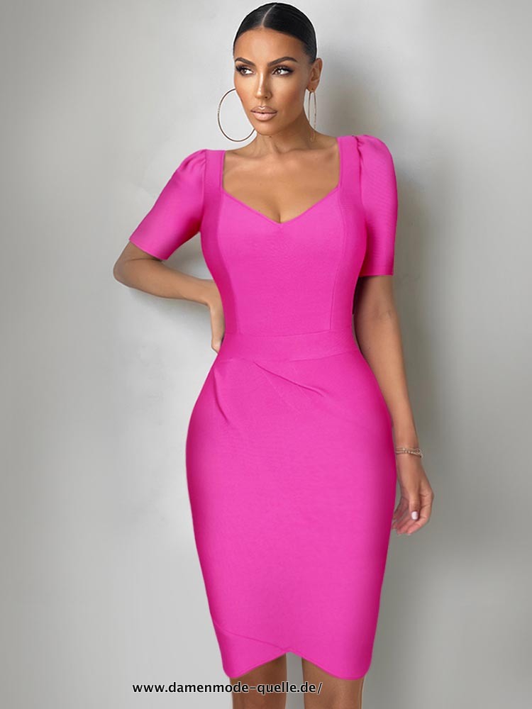 Sweet Pink Lady Kleid Bodycon Damen Sommer Sexy Party&nbsp;Kleid