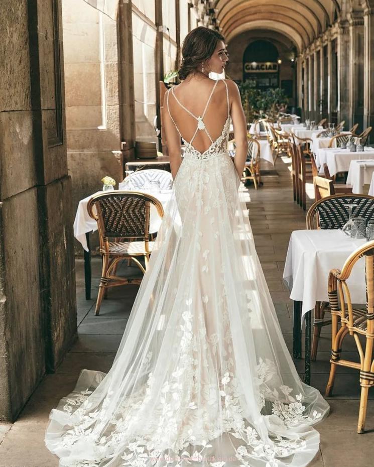 2 in 1 A Linie Brautkleid Lynn mit Herz Ausschnitt Tüll und Spitze Rock&nbsp;Abnehmbar