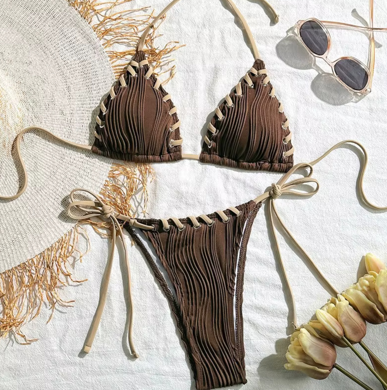 Brasilianischer Halterneck Bikini 2025 Viveka&nbsp;Braun