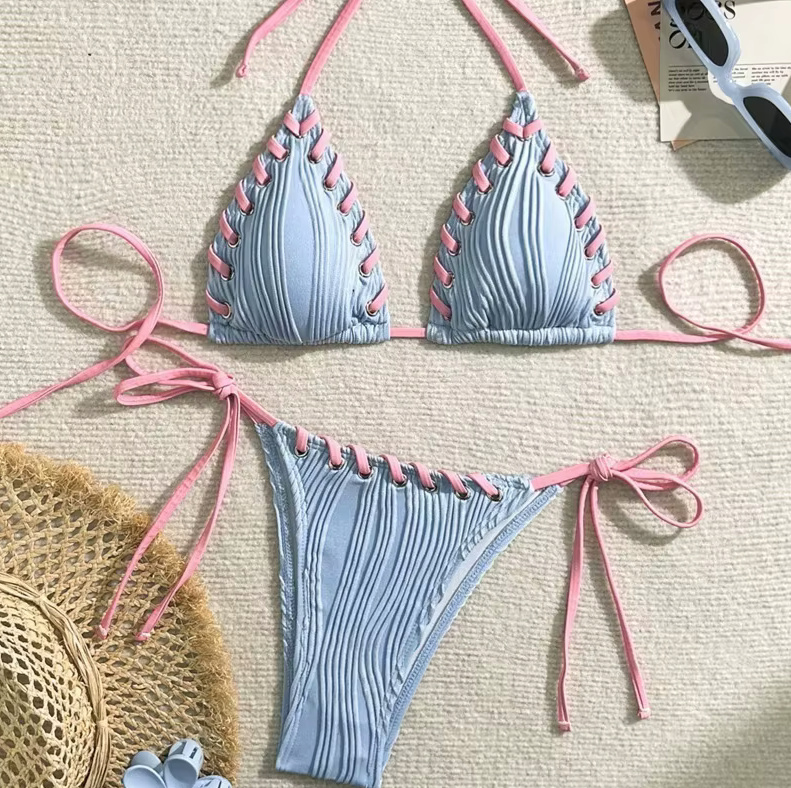 Brasilianischer Halterneck Bikini 2025 Viveka&nbsp;Himmelblau