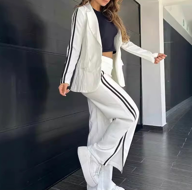 Damen Zweiteiler 2025 für Damen Leger in Weiß