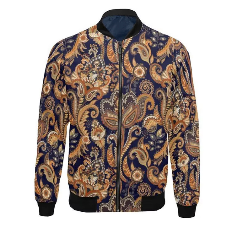 Herren Bomber Jacke Adam Schwarz&nbsp;Braun