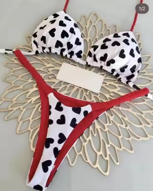 Herzchen Print High-Waist Bikini 2025&nbsp;Valeria
