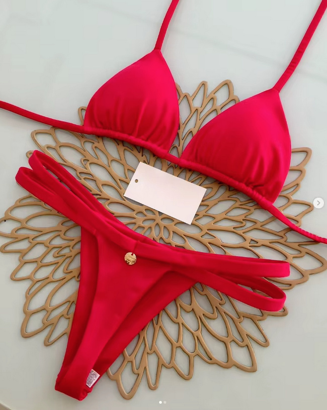 High-Waist Bikini 2025 Valeria in&nbsp;Rot