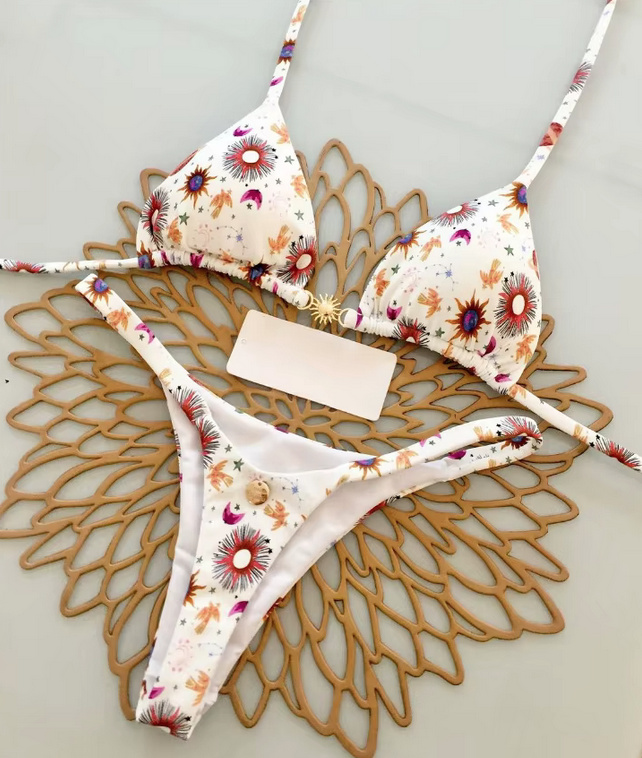 High-Waist Bikini 2025 Venya in Ivory mit&nbsp;Applikation