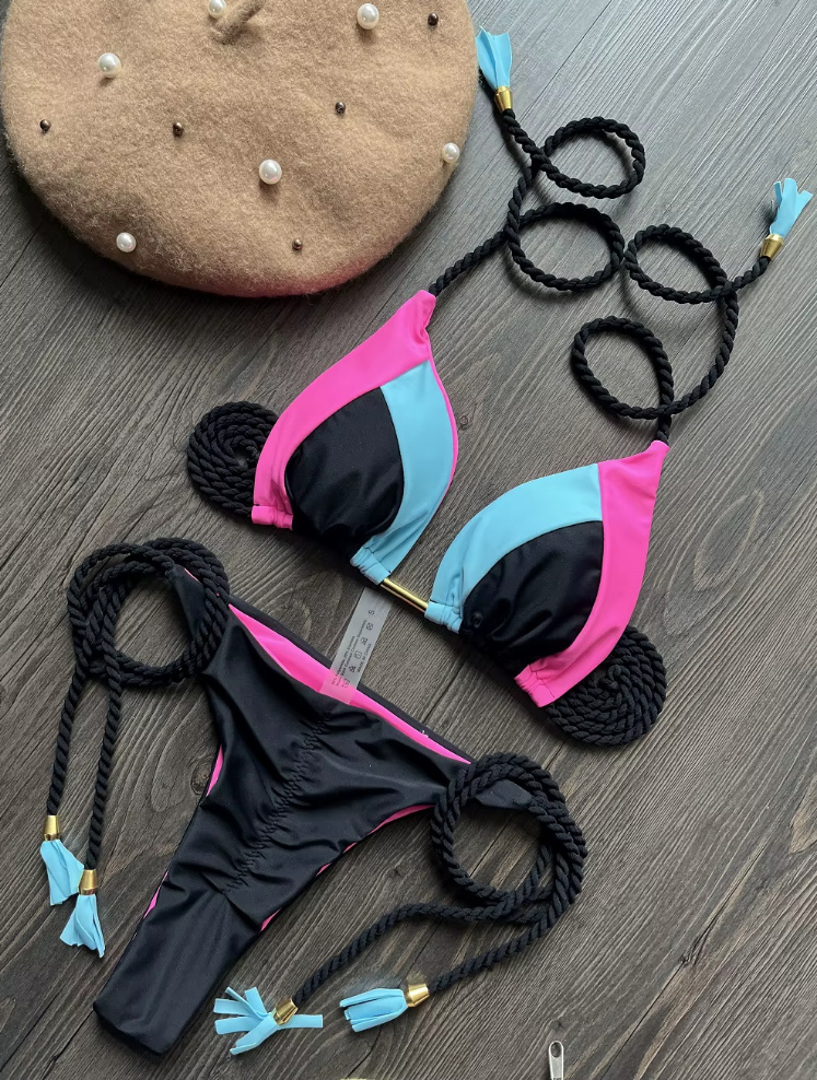 Patchwork Halterneck Bikini&nbsp;Vera