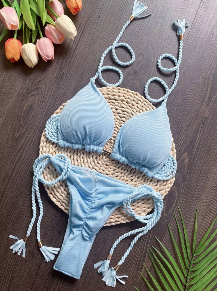 Sexy Push Up Bikini Wiyada in&nbsp;Hellblau