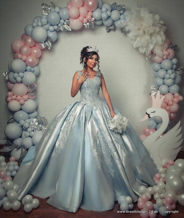Ballkleid Quinceanera Kleid Brautkleid Sky&nbsp;Blue