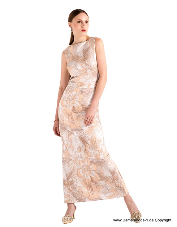 I Linie Kleid Elegant und Festlich mit&nbsp;Blumenmuster