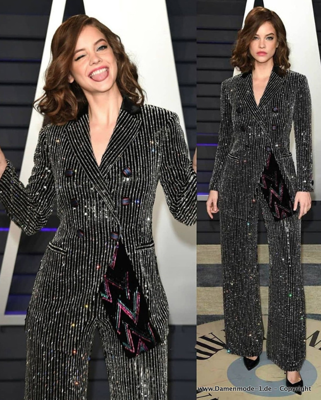 Damen Smoking Hosenanzug Festlich mit Bunte&nbsp;Pailletten