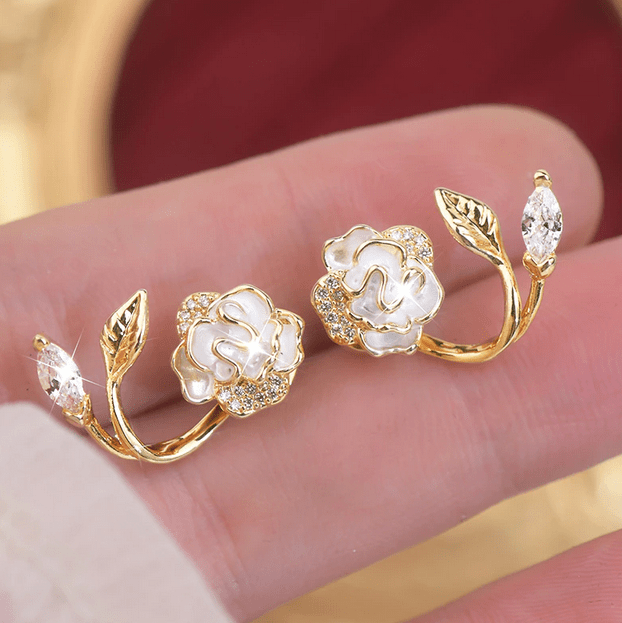 Rosen Braut Ohrringe Zia&nbsp;Gold