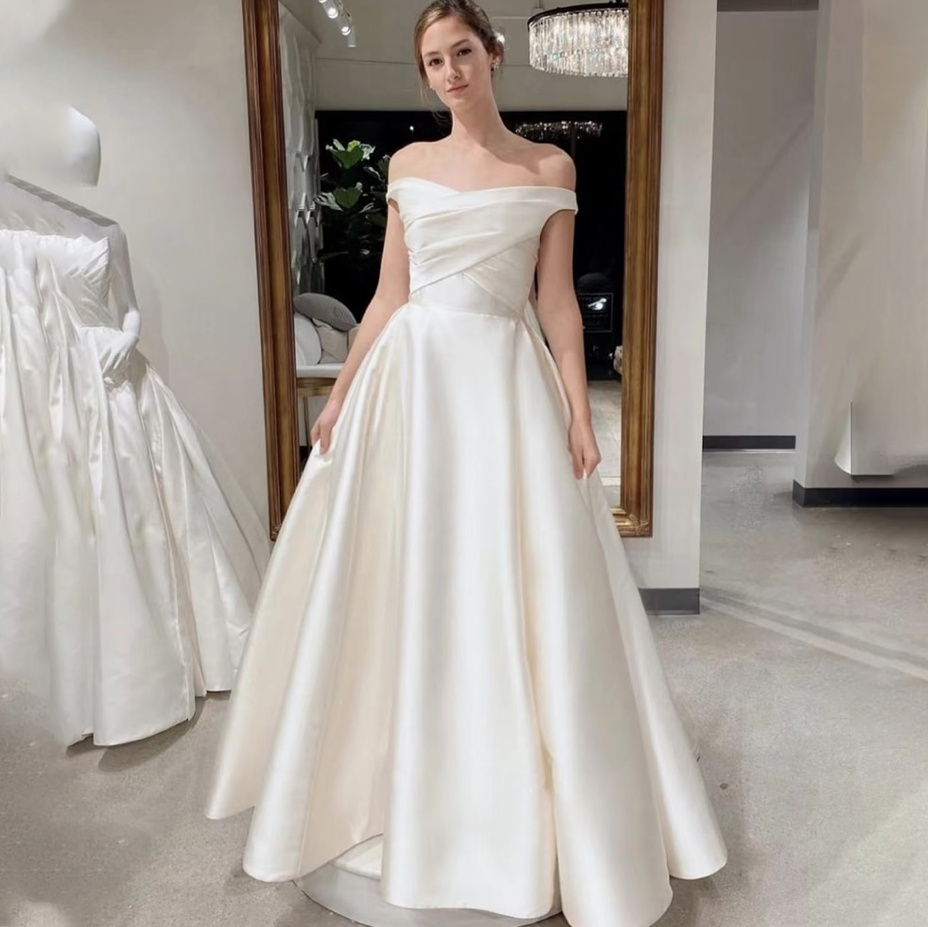 Schulterfreies A Linie Brautkleid&nbsp;Chelsea