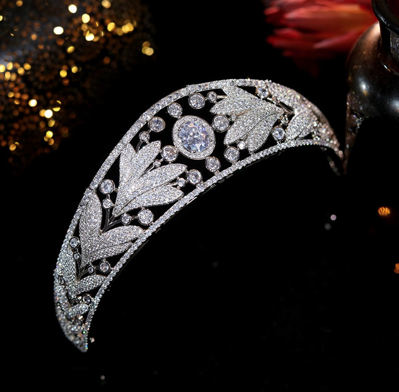 Kristall Braut Tiara Corin&nbsp;Kopfschmuck