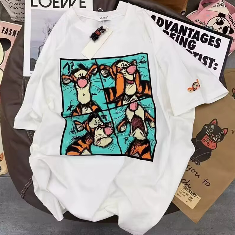 Disney Tigger T Shirt 2025 für Damen&nbsp;Weiß