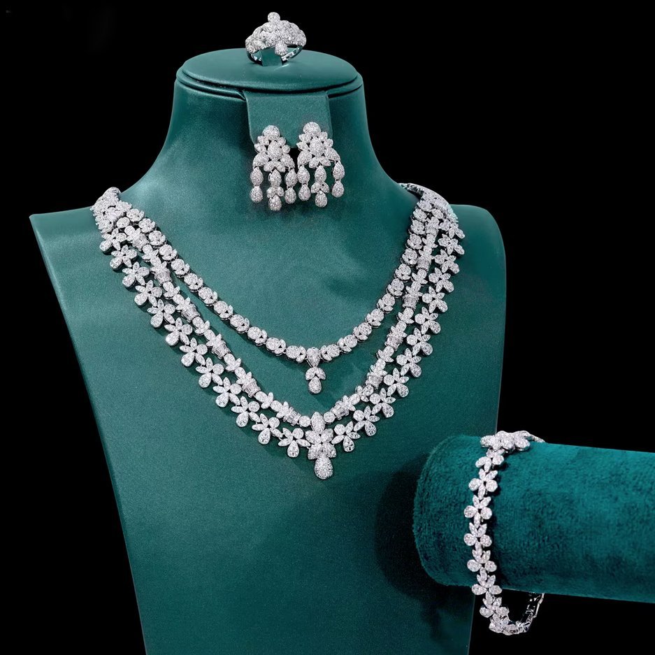 Luxus Zikronia Brautschmuck Set Diandra&nbsp;Fünfteilig