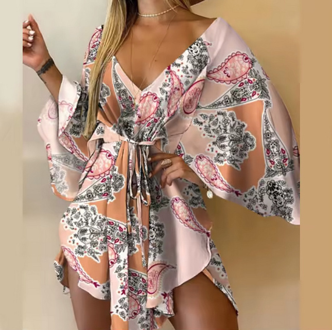 Mini Tunika Sommerkleid 2025 Aitana mit V&nbsp;Ausschnitt