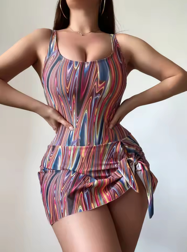 Push Up Badeanzug 2025 Thelma Einfarbig Gradiert&nbsp;Bunt