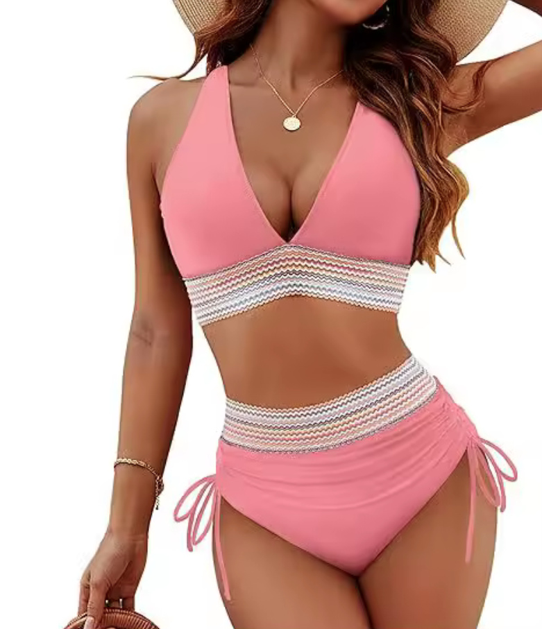 Push Up Bikini 2025 Venya in Rosa mit Hohe&nbsp;Taille
