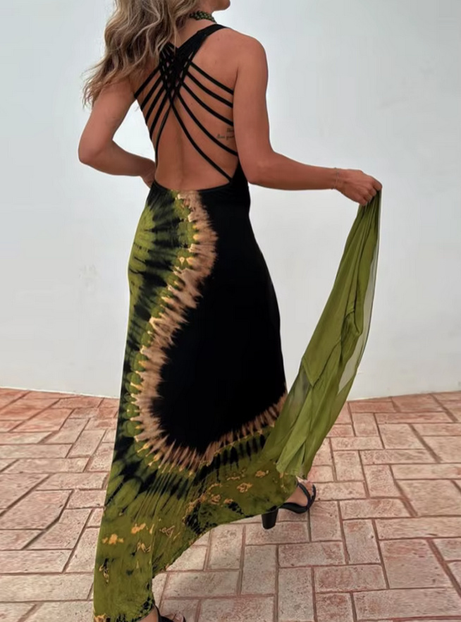 Sexy Rückenfreies Sommerkleid 2025 Eireen&nbsp;Lang