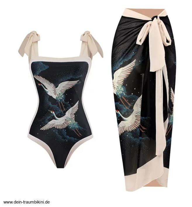 Animal Print Badeanzug Zuzana mit Rock im&nbsp;Set