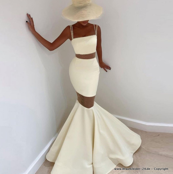 Spaghettiträger Meerjungfrau Brautkleid Fridonlina&nbsp;Sexy