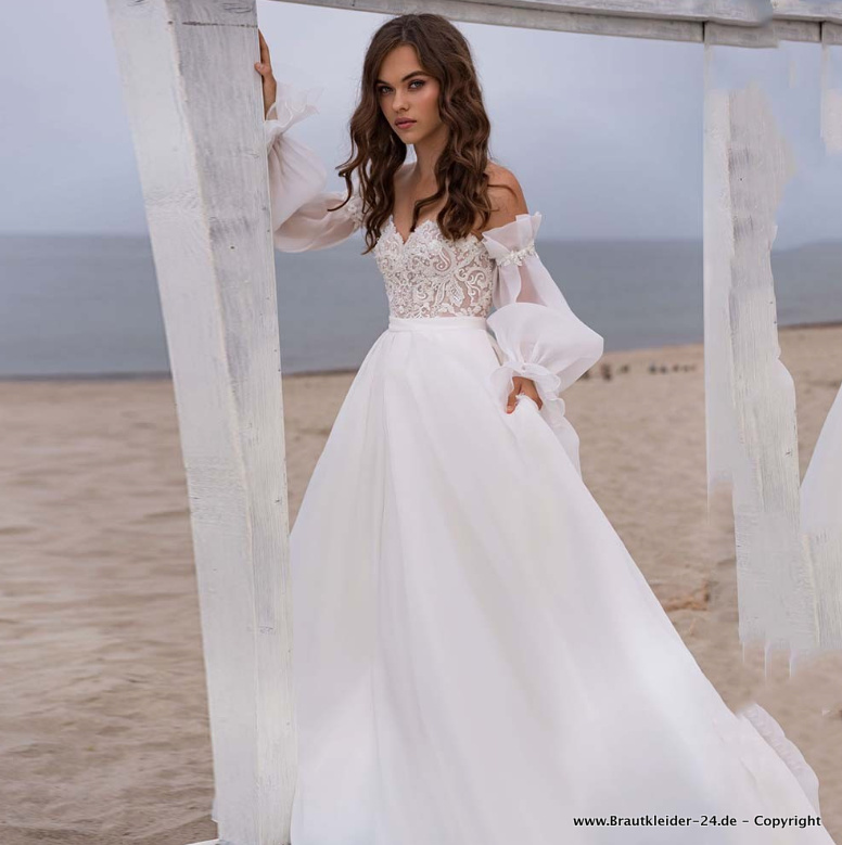 A Linie Brautkleid Feelija&nbsp;Schulterfrei