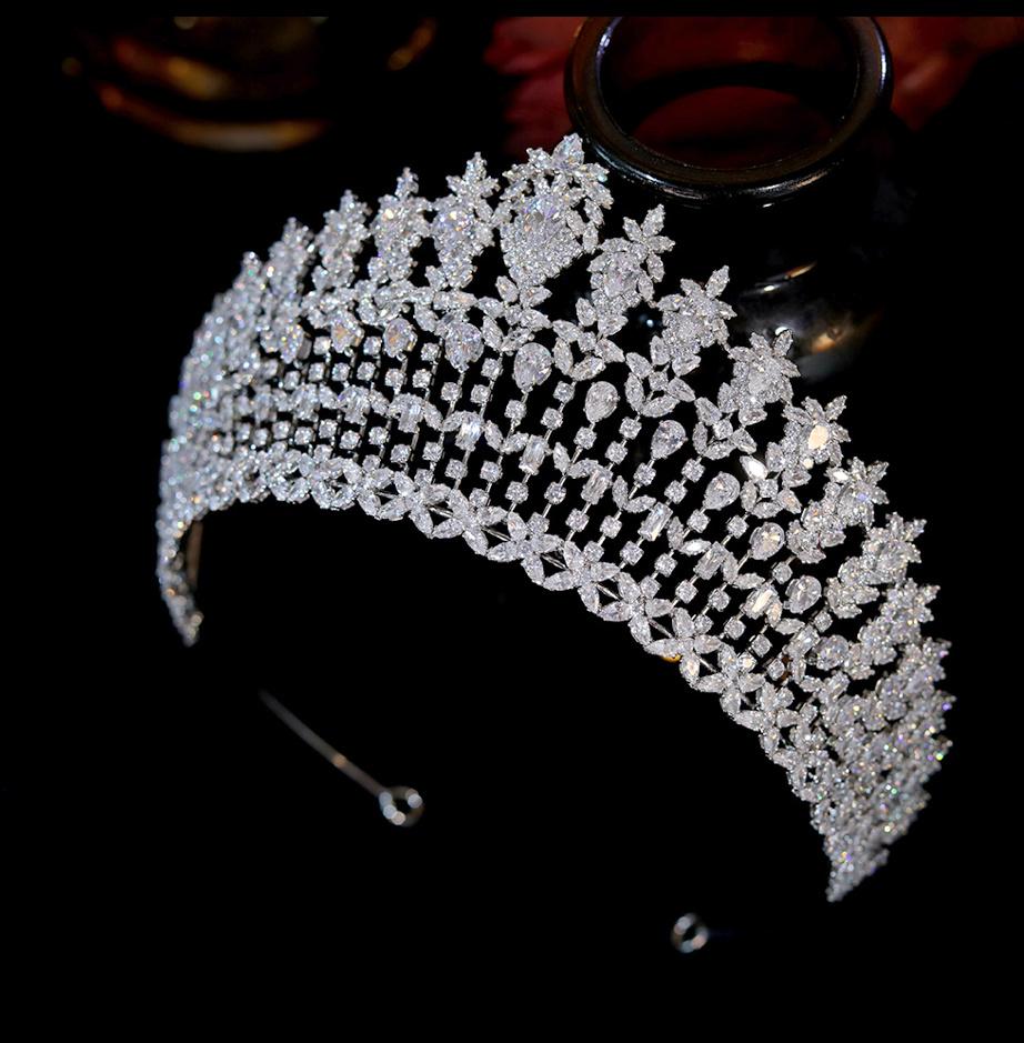 Kristall Zircon Königin Braut&nbsp;Diadem