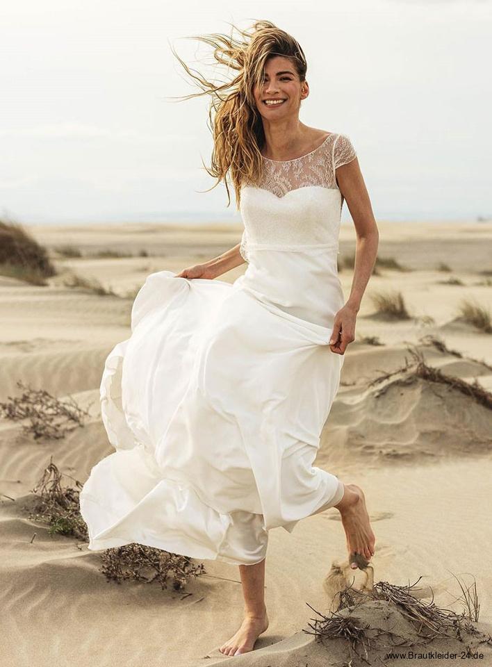 Boho Style Brautkleid Hedone mit Spitze und Rücken&nbsp;Ausschnitt