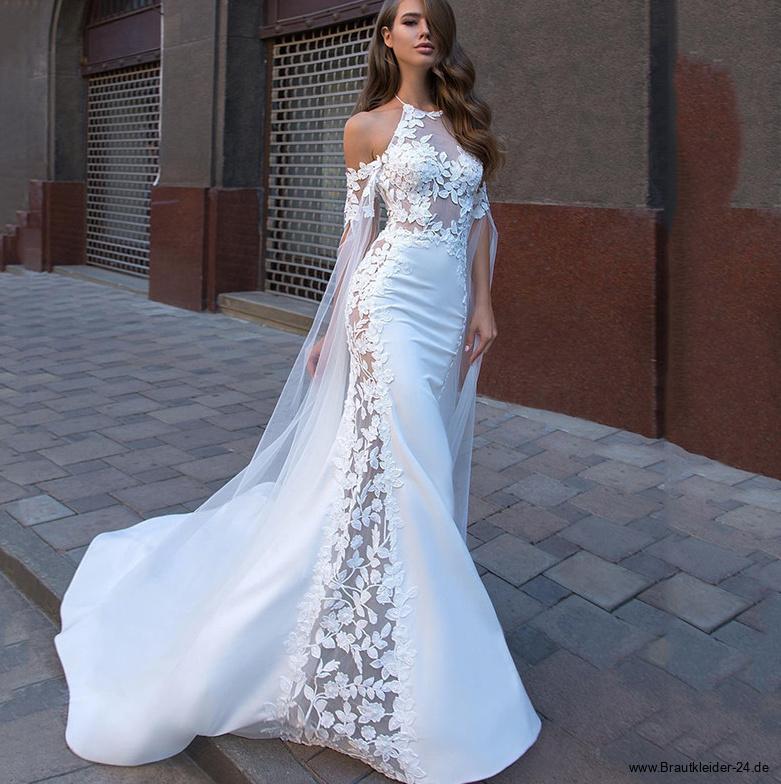 Fit and Flare Brautkleid Joline mit Cut Out Schulter und&nbsp;Spitze