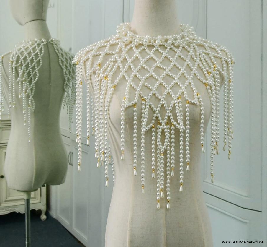 Boho Style Perlen Schulterkette für die&nbsp;Braut