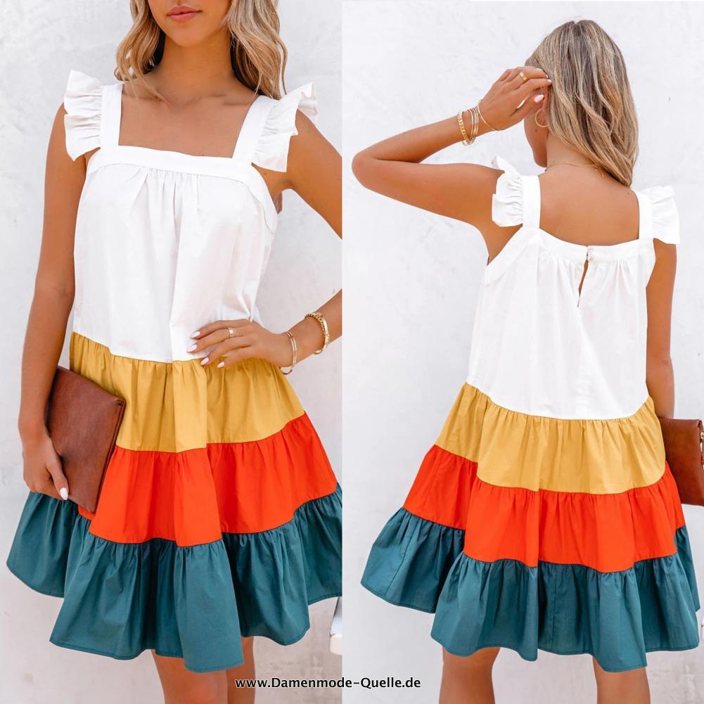 Buntes Vintage Mini&nbsp;Kleid